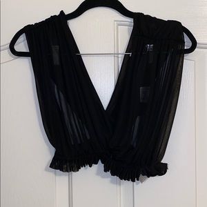 Sheer crop top